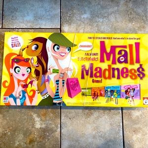 Mall Madness Electronic Talking Shopping Board Game Milton Bradley 2005